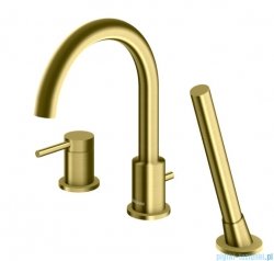 Kohlman Axel Brushed Gold bateria wannowa złoto szczotkowane QB241AGDB