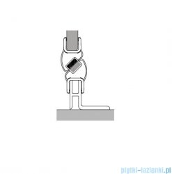 Ronal Annea Zestaw montażowy do wnęki nikiel szczotkowany V.ANE.25