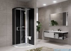 Novellini Glax 2 2.0 kabina z hydromasażem hydro plus 100x100 biała G22R109T1L-1UH