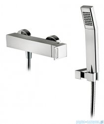 Paffoni  Bateria natryskowa z kompletem natryskowym Effe chrom EF168DCR