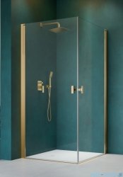Radaway Nes Gold Kdd I kabina 80x100cm złoty połysk 10021080-09-01L/10021100-09-01R
