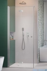 Radaway Fuenta Kdj B kabina 80x100cm lewa chrom połysk szkło przejrzyste 1384081-01-01L/1384052-01-01