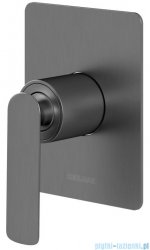 Kohlman Experience gray podtynkowa bateria wannowa szczotkowany grafit QW220EG