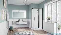 Novellini Glax 1 2.0 kabina standard 80x80 prawa czarna G21GF89DT-1HH