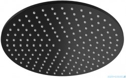 Kohlman deszczownica okrągła 25x25cm czarny mat R25EB