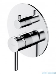 Omnires Y element natynkowy baterii prysznicowej 2-wyjściowej chrom połysk Y1247ROCR