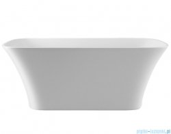 Besco Assos S-Line 160x70cm wanna wolnostojąca + syfon klik-klak grafitowy czyszczony od góry #WMD-160ASGR