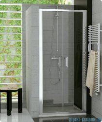 SanSwiss TOPP2 Drzwi 2-częściowe 60-90cm profil biały TOPP2SM10407