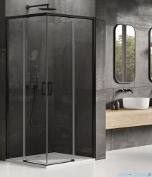 New Trendy Prime Black kabina prostokątna 120x80x200 cm przejrzyste D-0320A/D-0313A