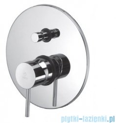 Paffoni Light bateria podtynkowa natryskowa z przełącznikiem chrom LIG015CR