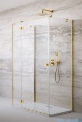 Radaway Essenza Gold Kdj+S kabina 80x80x80cm lewa złoty połysk szkło przejrzyste 1384051-01-01/1385021-09-01L/1384051-01-01