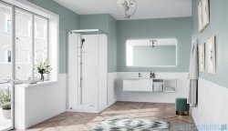 Novellini Glax 1 2.0 kabina standard 90x90 lewa srebrna G21GF90ST-1BB