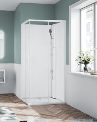 Novellini Glax 1 2.0 kabina standard 80x80 biała G21A80M-1UU
