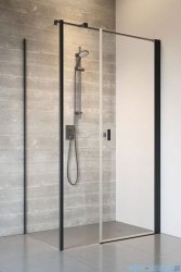 Radaway Nes Black Kds I kabina 140x75cm prawa czarny mat/szkło przejrzyste 10023140-54-01R/10043075-54-01