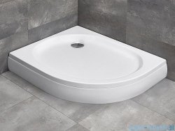 Radaway Brodzik półokrągły Patmos E 120x90 lewy ze zdejmowaną obudową 4P91217-03L