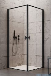 Radaway Nes 8 Black Kdd I Frame kabina 90x100cm czarny mat/szkło przejrzyste 10071090-54-56L/10071100-54-56R
