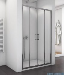 SanSwiss Top-Line TOPS4 Drzwi prysznicowe 4-częściowe 160cm profil srebrny TOPS416000107