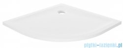 New Trendy Mild Brodzik akrylowy półokrągły 80x80x4,5 cm biały B-0621 