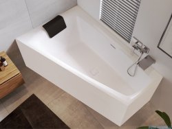 Riho Still Smart Plug&Play wanna asymetryczna 170x110cm prawa z obudową + nóżki + syfon B101008005