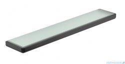 Roca Tempo półka ścienna 60 cm z odporną powłoką Everlux Brushed Titanium Black A817027NM0