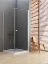 New Trendy New Soleo 70x70x195 cm kabina wspornik krzyżowy szkło przejrzyste D-0139A/D-0086B-WP