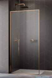 Radaway Modo F SL Brushed Copper II kabina Walk-in 120x201,6cm lewa Szczotkowana Miedź szkło przejrzyste 10419124-93-01L