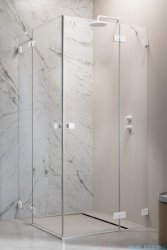 Radaway Essenza Pro White Kdd kabina 100x80cm przejrzyste 10096100-04-01L/10096080-04-01R