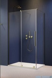 Radaway Furo Kdj Brushed Gold kabina 90x90cm lewa szczotkowane złoto 10104472-99-01L/10110430-01-01/10113090-01-01