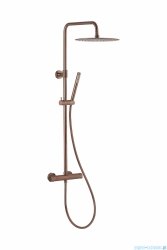 KFA MOZA PREMIUM ROSE GOLD deszczownia z baterią termostatyczną miedź szczotkowana 5736-920-34
