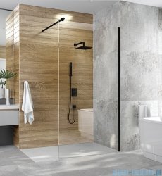 Sanplast Space Wall P/SPACEWALL kabina walk-in 110x203 cm czarny matowy 600-320-2150-59-401