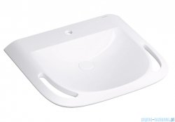 Omnires HOLD M+ Inclusive Design umywalka wisząca 60x55 cm biała HOLDUWBP