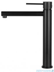 Corsan Lugo bateria umywalkowa wysoka czarny półmat CMB7512BL