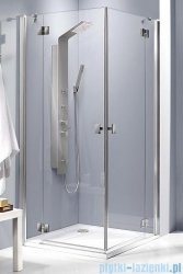 Radaway Essenza KDD kabina 100x100 szkło brązowe + Brodzik Delos C + syfon 32872-01-08N