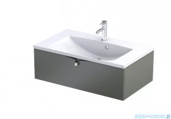 Oristo Siena szafka podumywalkowa wisząca 80x25x45cm oliwkowy mat OR45-SD1S-80-17