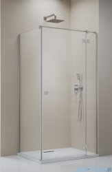Radaway Essenza Kdj Brushed Nickel kabina 80x100cm prawa szczotkowany nikiel 1385043-91-01R/1384052-01-01