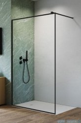 Radaway Nes Black Frame kabina Walk-in 80x200cm czarny mat/szkło przejrzyste 10013080-54-56