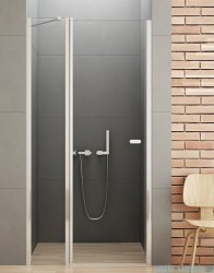 New Trendy New Soleo 90x195 cm drzwi wnękowe wspornik krzyżowy przejrzyste D-0155A-WK