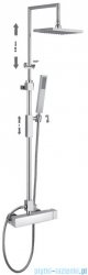 Paffoni SYNCRO PLUS Kolumna prysznicowa z baterią termostatyczną chrom ZCOL620CR
