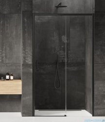 New Trendy Prime Black drzwi wnękowe pojedyncze 100x200 cm prawa przejrzyste D-0317A