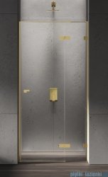 New Trendy Eventa Gold Shine drzwi wnękowe pojedyncze 100x200 cm przejrzyste prawa Złoty połysk EXK-4676