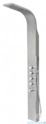 Corsan Samsara panel natryskowy z mieszaczem stal szczotkowana S-003M