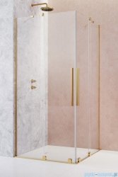 Radaway Furo Gold KDD kabina 90x80cm szkło przejrzyste 10105090-09-01L/10105080-09-01R