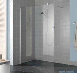 Kermi Filia Xp Ściana Walk-in Wall, stabilizator 90/przezroczyste KermiClean, profile srebrne 100x200cm FXTWF10020VPK