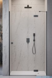 Radaway Essenza 8 Brushed GunMetal Dwj drzwi wnękowe 100cm prawe szczotkowany grafit/szkło przejrzyste 10480612-01-01R/10460337-92-01R