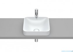 Roca Inspira Square umywalka blatowa 37cm perłowy A32753R630