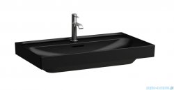 Laufen Meda umywalka ścienna 80x46cm czarny mat H8101177161041