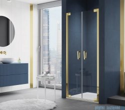 SanSwiss Cadura Gold Line drzwi wahadłowe 90cm dwuczęściowe  CA2C0901207