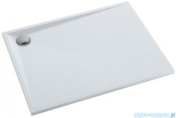 Omnires Stone brodzik prysznicowy prostokątny 80x100x3 cm biały mat STONE80/100BM