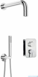 Deante SILIA Zestaw prysznicowy podtynkowy z BOXem mieszaczowym z główką natryskową chrom BXYZ0QSM