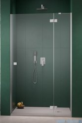 Radaway Essenza 8 Brushed Nickel Dwj drzwi wnękowe 90cm prawe szczotkowany nikiel/szkło przejrzyste 10480612-01-01R/10460237-91-01R